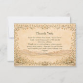 Desert Botanical Birthday Bedankkaart (Voorkant)