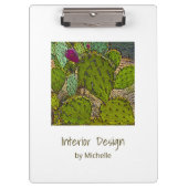 Desert Botanical Cactus Succulent  Klembord (Voorkant)