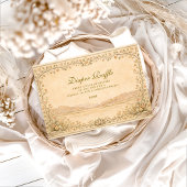 Desert Botanical Neutral Florals Diapper Raffle Informatiekaartje