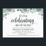 Desert Botanical Wedding Brunch Invitation Card Kaart<br><div class="desc">Een brunch feest plannen met de newlyweds de dag na de bruiloft? Nodig gasten uit met dit ontwerp van de Botanische Tuin uit de woestijn,  de Post Wedding Brunch Invitation Card. Voeg je brunchgegevens toe in het overeenkomende zwarte lettertype/lettertype.

#TeeshaDerrick</div>