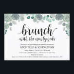 Desert Botanical Wedding Brunch Invitation Card Kaart<br><div class="desc">Een brunch feest plannen met de newlyweds de dag na de bruiloft? Nodig gasten uit met dit ontwerp van de Botanische Tuin uit de woestijn,  de Post Wedding Brunch Invitation Card. Voeg je brunchgegevens toe in het overeenkomende zwarte lettertype/lettertype.

#TeeshaDerrick</div>