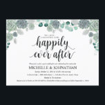 Desert Botanical Wedding Brunch Invitation Kaart<br><div class="desc">Een brunchfeest plannen met de pasgetrouwden de dag na de bruiloft? Nodig gasten uit met deze Desert Botanical Garden-ontwerpthema Post Wedding Brunch Invitation Kaart. Voeg je brunchgegevens toe in bijpassend zwart lettertype / belettering. #TeeshaDerrick</div>