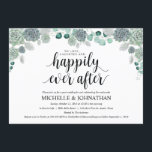 Desert Botanical Wedding Brunch Invitation Kaart<br><div class="desc">Een brunchfeest plannen met de pasgetrouwden de dag na de bruiloft? Nodig gasten uit met deze Desert Botanical Garden-ontwerpthema Post Wedding Brunch Invitation Kaart. Voeg je brunchgegevens toe in bijpassend zwart lettertype / belettering. #TeeshaDerrick</div>