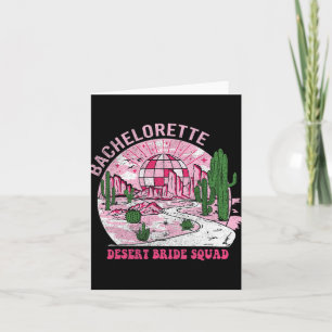 Desert Bride Squad vrijgezellenfeest Western Bach Kaart