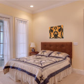 Desert Brown Abstract op gestrekte canvasprint Canvas Afdruk