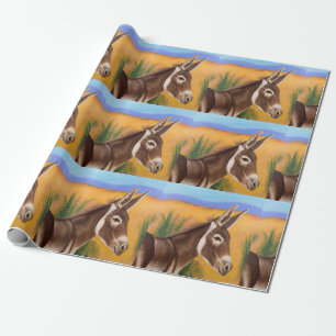 Desert Burro Cadeaupapier