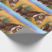 Desert Burro Cadeaupapier (Hoek)