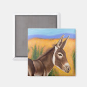 Desert Burro Magneet (Voorkant / Achterkant)