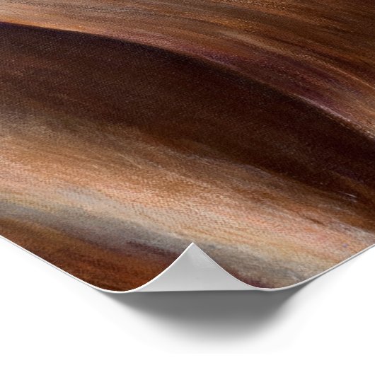 Desert Burro Poster (Hoek)