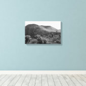 Desert Cacti Jumping Cholla B&W Foto Prints (Insitu (Houten vloer))