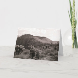 Desert Cacti Jumping Cholla Photo Wenskaart Kaart