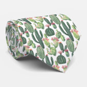 Desert Cacti | Woestijnthema Stropdas (Opgerold)