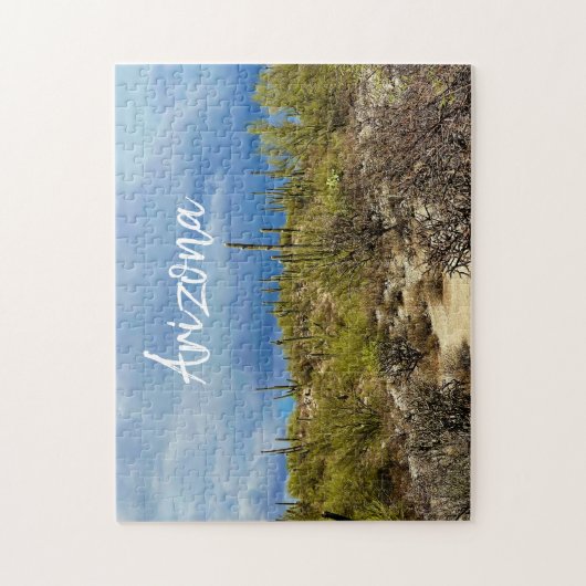 Desert Cactus Arizona Legpuzzel (Verticaal)