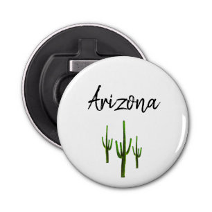Desert Cactus Arziona Button Flesopener
