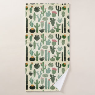 Desert Cactus Badhanddoek