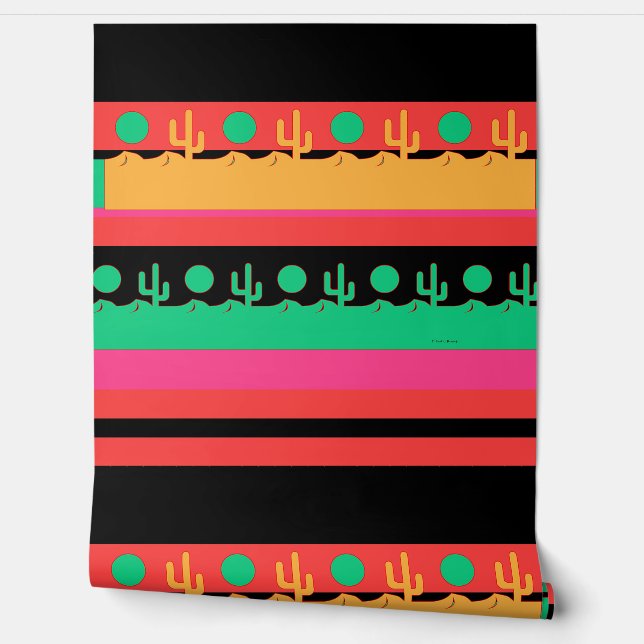 Desert Cactus  Behang (Afrollen)