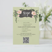 Desert Cactus Bloom Response Kaart w Menuopties (Staand voorkant)