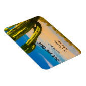 Desert Cactus Blue Sky Wedding Save the Date Magneet (Rechterzijde)