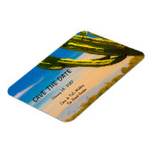 Desert Cactus Blue Sky Wedding Save the Date Magneet (Linkerzijde)