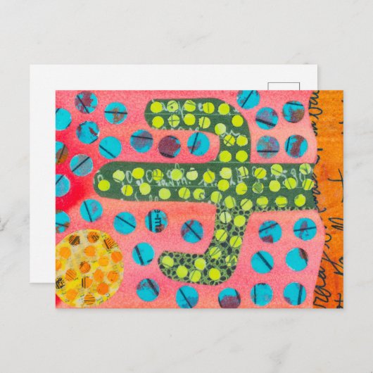 Desert Cactus Briefkaart (Voorkant / Achterkant)