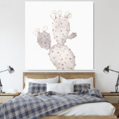 Desert Cactus Canvas Afdruk (Insitu (Slaapkamer))