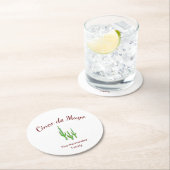 Desert Cactus Cinco de Mayo Fiesta Party Ronde Kartonnen Onderzetter (Insitu)