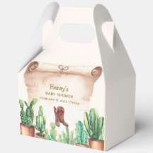  Desert Cactus Cowboy Boots Baby shower