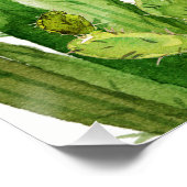 DESERT CACTUS FLORAL GARDEN WELKOM WEDDING SIGNS PERFECT POSTER (Hoek)