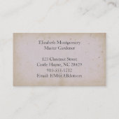 Desert Cactus Flower Professional-Visitekaartjes Visitekaartje (Achterkant)