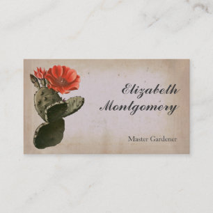 Desert Cactus Flower Professional-Visitekaartjes Visitekaartje