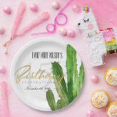 DESERT CACTUS FOLIAGE WATERVERF BIRTHDAY PARTIJ PAPIEREN BORDJE (Feest)