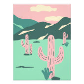 Desert Cactus Foto Afdruk (Voorkant)