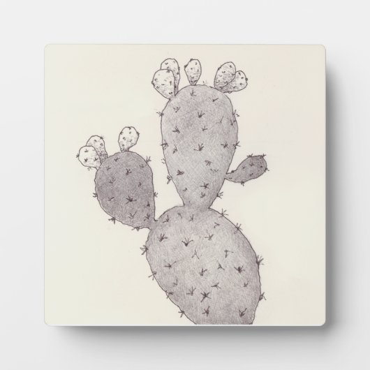 Desert Cactus Fotoplaat (Voorkant)