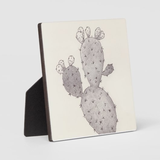 Desert Cactus Fotoplaat (Voorkant)