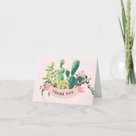 Desert Cactus Garden | Bedankkaart
