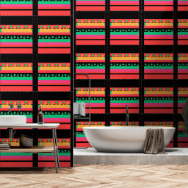 Desert Cactus Geo Horizontal Behang