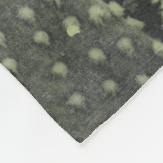 Desert Cactus | Green Splatter Fleece Deken (Hoek)