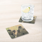 Desert Cactus | Green Splatter Kartonnen Onderzetters (Insitu)