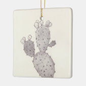 Desert Cactus Keramisch Ornament (Links)