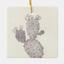 Desert Cactus Keramisch Ornament