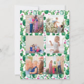 Desert Cactus kerstkaarten Feestdagenkaart (Achterkant)