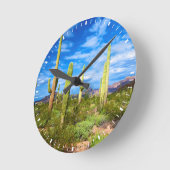 Desert cactus landscape, Arizona Ronde Klok (Hoek)