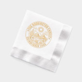 Desert Cactus Landschap #2S Familienaam Datum ESTD Folie Servetten (Links)