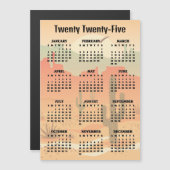 Desert Cactus Landschapsontwerp Magnetische Kaart (Voorkant / Achterkant)