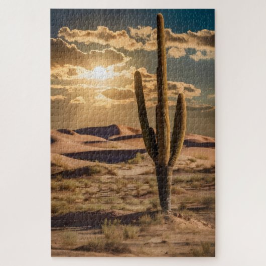 Desert Cactus Legpuzzel (Verticaal)
