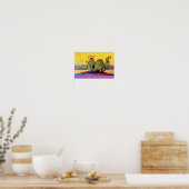 Desert Cactus Poster (Keuken)