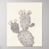 Desert Cactus Poster (Voorkant)