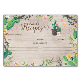 Desert Cactus Recept Vrijgezellenfeest Kaarten