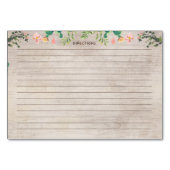 Desert Cactus Recept Vrijgezellenfeest Kaarten (Achterkant)