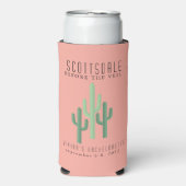 Desert Cactus Scottsdale Bachelorette Koelbox Seltzer Blikjeskoeler (Seltzer Voorkant)